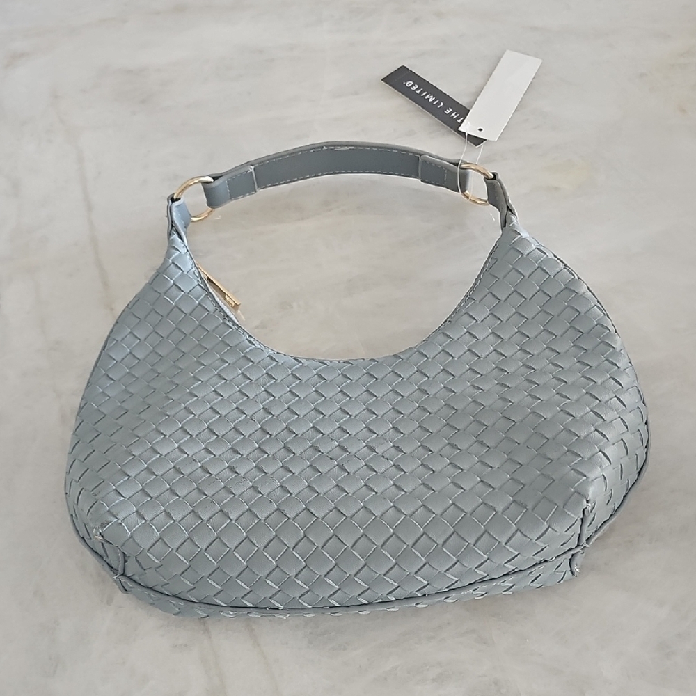Blue BELK Woven Hobo Bag NEW WITH TAGS